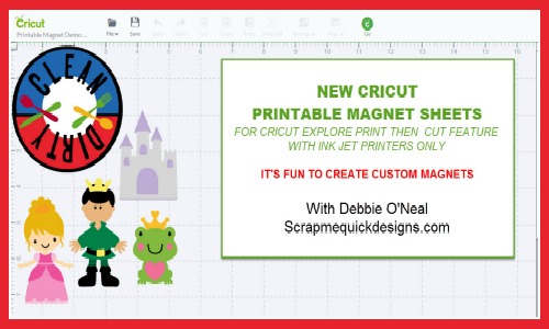 New Cricut Printable Magnet Sheets
