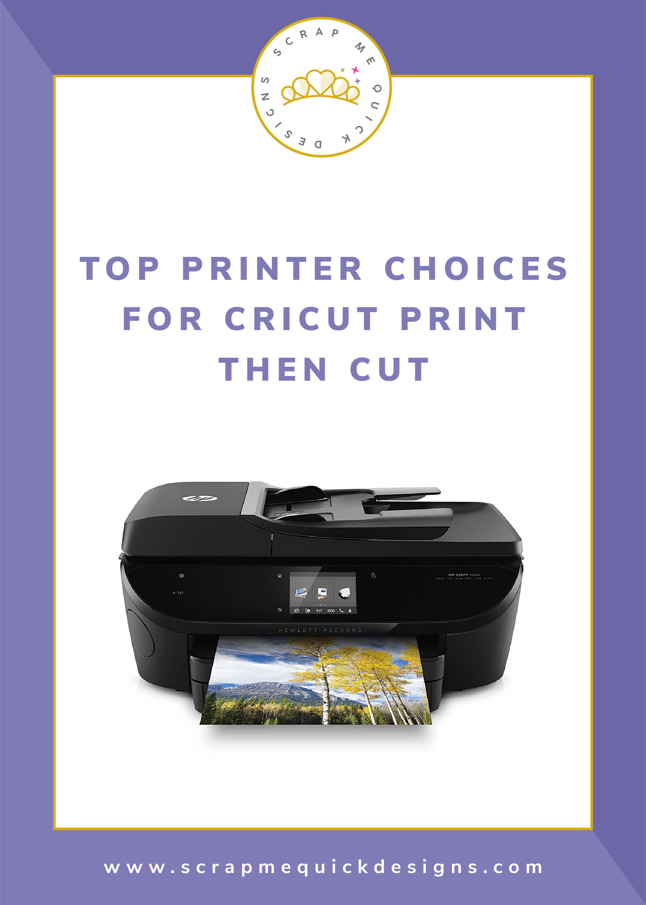 The Best Printer for Cricut Print and Cut Craft Projects - A Touch of LA