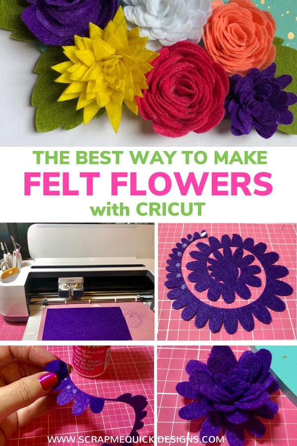 Real Girl's Realm: Felt Flowers with the Cricut Maker and FAQ's
